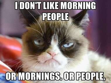 A list of the most annoying things that happen to you in the morning