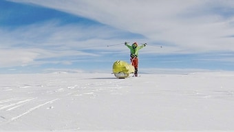 American adventurer makes history completing coast-to-coast solo trek of Antarctica