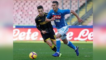 Serie A: Arkadiusz Milik bags brace as Napoli thump Frosinone ahead of Champions League clash against Liverpool