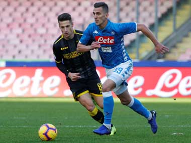 Serie A: Arkadiusz Milik bags brace as Napoli thump Frosinone ahead of Champions League clash against Liverpool Serie A: Arkadiusz Milik bags brace as Napoli thump Frosinone ahead of Champions League clash against Liverpool