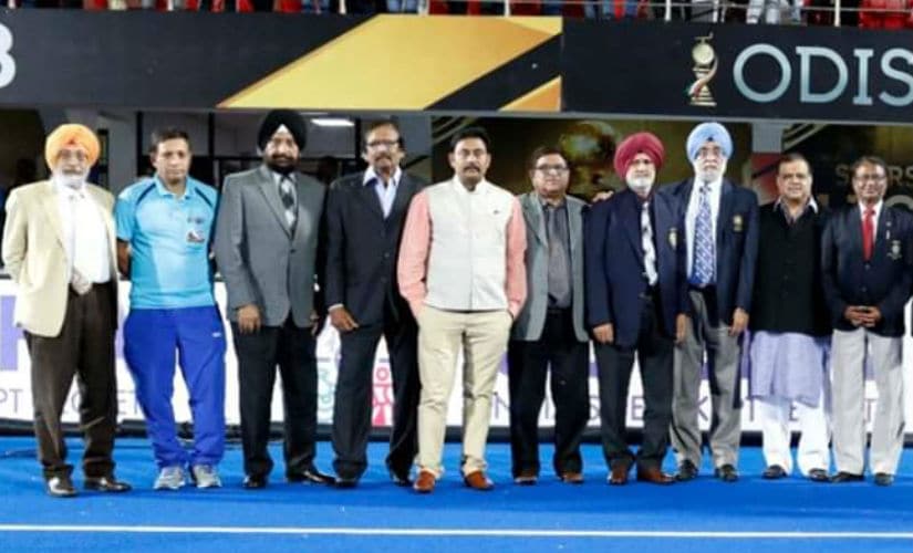 Ashok Kumar (extreme right) scored the winner in the 1975 World Cup final. Image: Shantanu Srivastava/ Firstpost