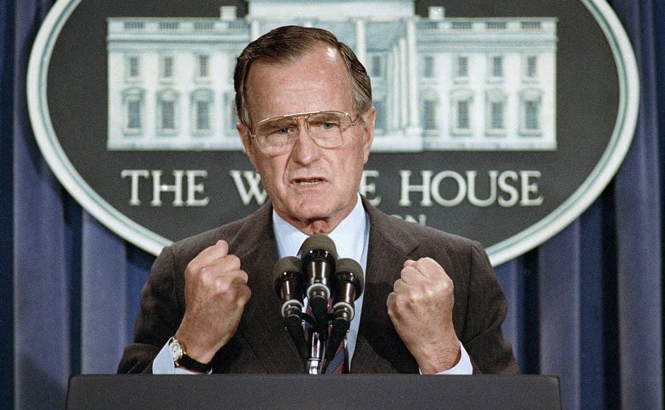 The 1991 Gulf War stoked his popularity. But Bush would acknowledge that he had trouble articulating The 1991 Gulf War stoked his popularity. But Bush would acknowledge that he had trouble articulating