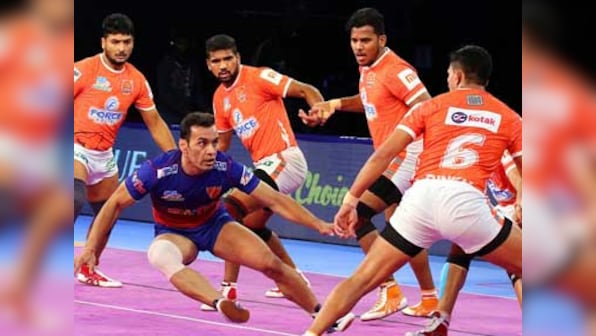 Pro Kabaddi 2018, Highlights, Dabang Delhi vs Telugu Titans: Meraj Sheykh shines as Delhi beat Titans