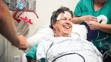 Researchers lift moods of people by stimulating region of the brain under forehead