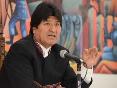 Bolivia's football-mad President Evo Morales offers to join Argentina, Uruguay, Paraguay in 2030 FIFA World Cup bid Bolivia's football-mad President Evo Morales offers to join Argentina, Uruguay, Paraguay in 2030 FIFA World Cup bid