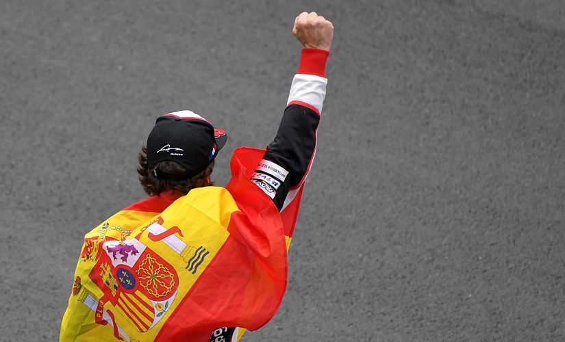 File image of Fernando Alonso. AFP