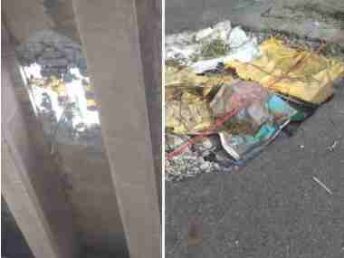 Six-foot-wide hole on Gurugram flyover puts lives in jeopardy, leads to traffic disruptions on Delhi-Jaipur route Six-foot-wide hole on Gurugram flyover puts lives in jeopardy, leads to traffic disruptions on Delhi-Jaipur route