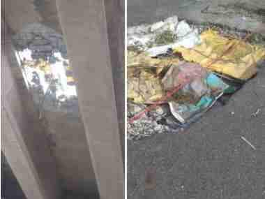 Six-foot-wide hole on Gurugram flyover puts lives in jeopardy, leads to traffic disruptions on Delhi-Jaipur route
