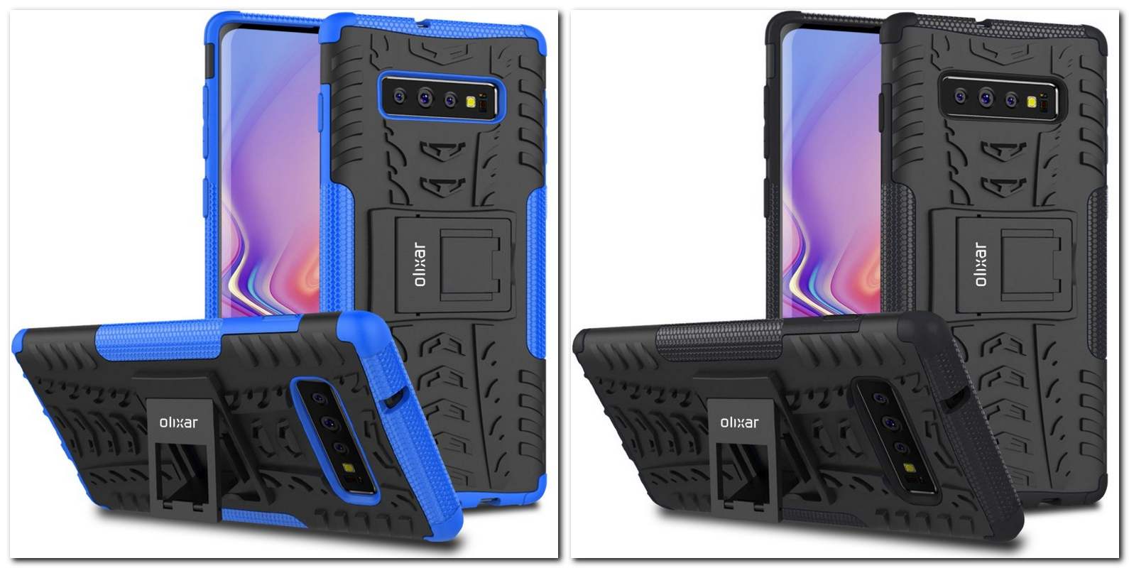 Galaxy S10 Bumper cases. Image: Olixar