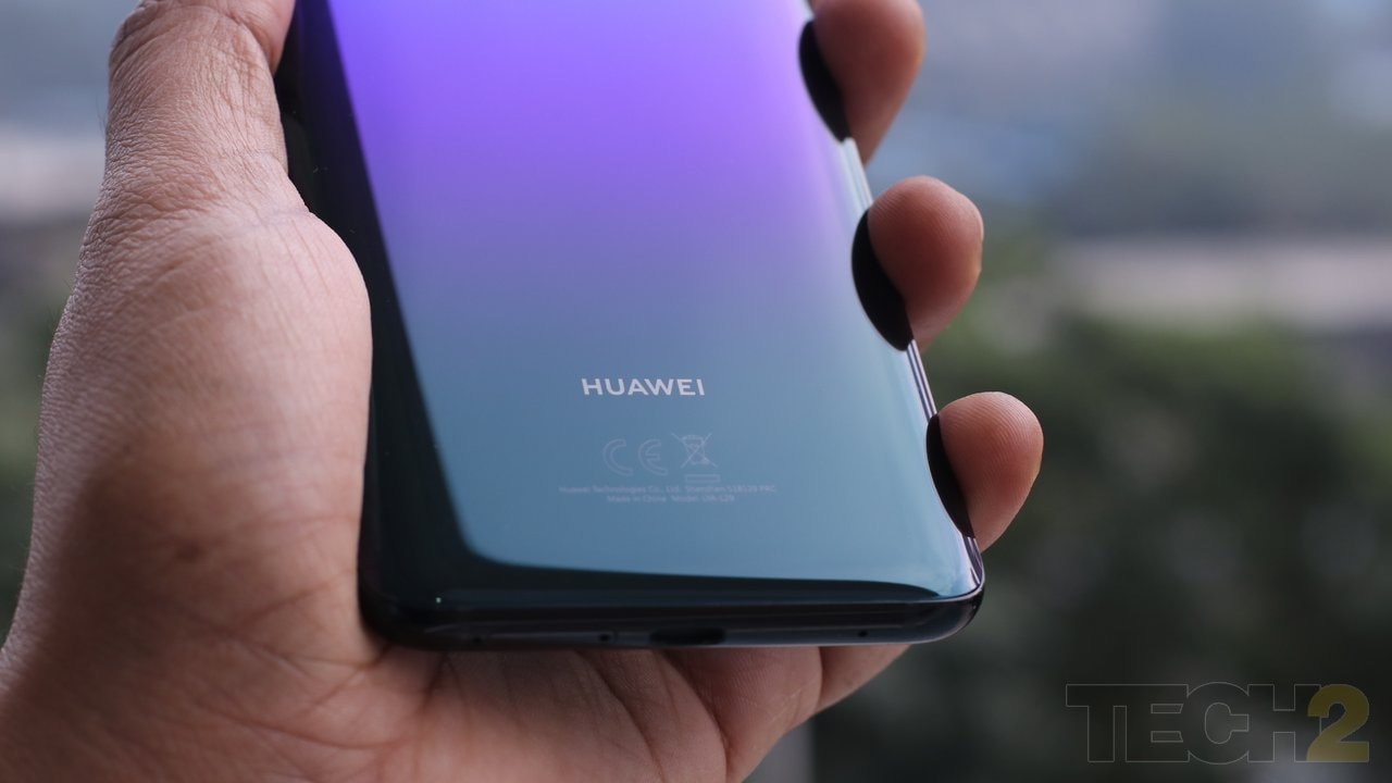 The Huawei Mate 20 Pro. Image: tech2/Omkar Patne