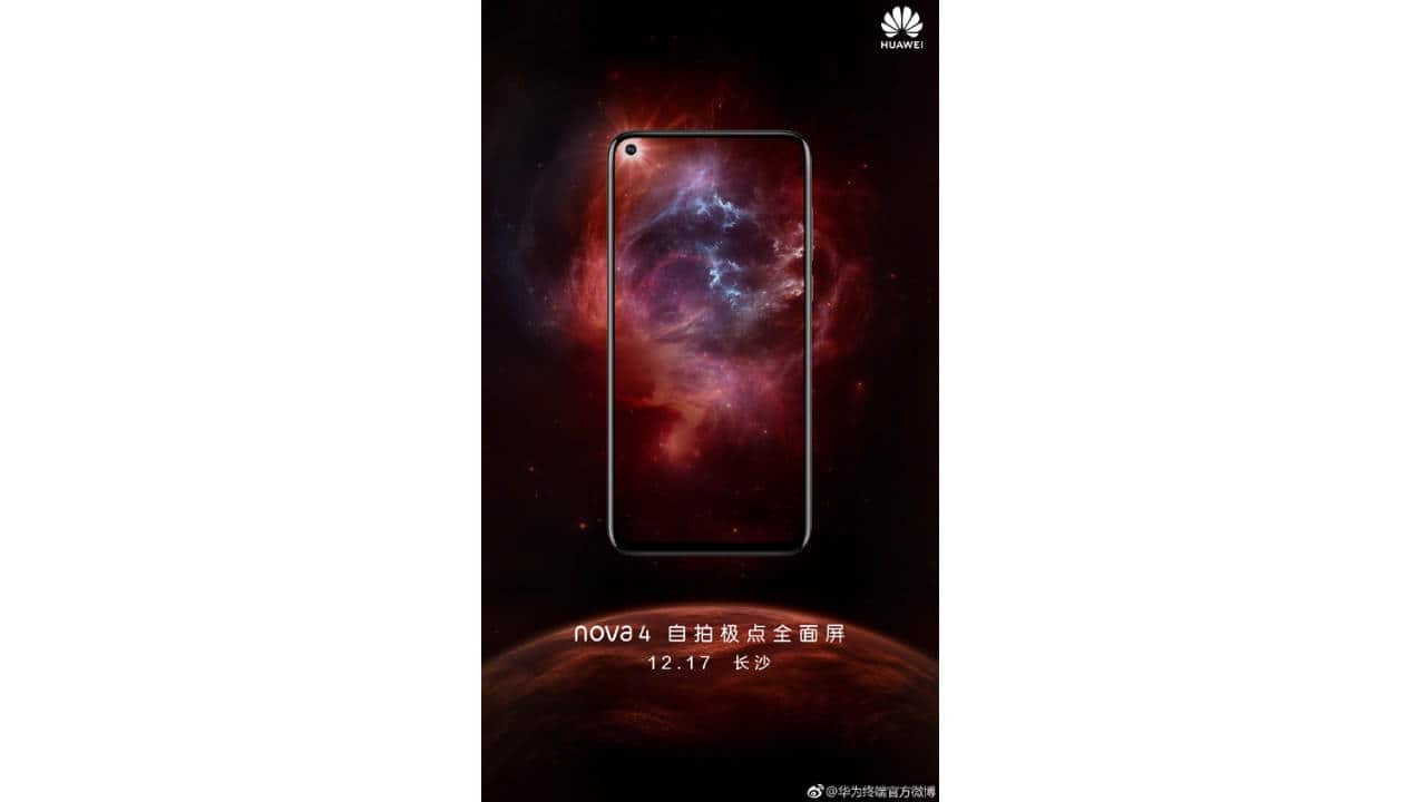 Huawei Nova 4. Image: Weibo