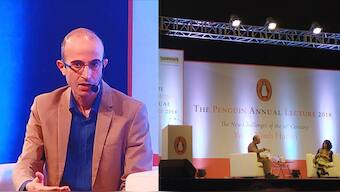 Yuval Noah Harari talks of the future of war, climate and AI at Penguin Lecture 2018