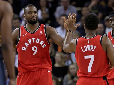 NBA: Kyle Lowry, Serge Ibaka lead Raptors to first win in 14 years at Warriors; Kyrie Irving helps Celtic beat Wizards in overtime