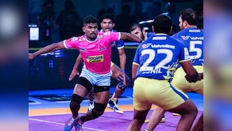 Pro Kabaddi 2018, Jaipur Pink Panthers vs Puneri Paltan, Match Highlights: Jaipur beat Pune to keep playoff hopes alive