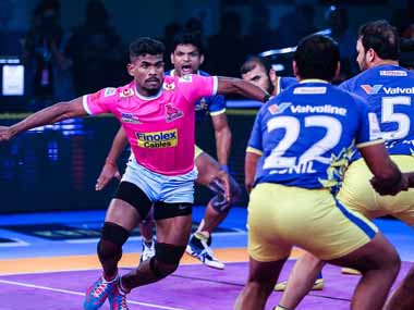 Pro Kabaddi 2018, Jaipur Pink Panthers vs Puneri Paltan, Match Highlights: Jaipur beat Pune to keep playoff hopes alive Pro Kabaddi 2018, Jaipur Pink Panthers vs Puneri Paltan, Match Highlights: Jaipur beat Pune to keep playoff hopes alive