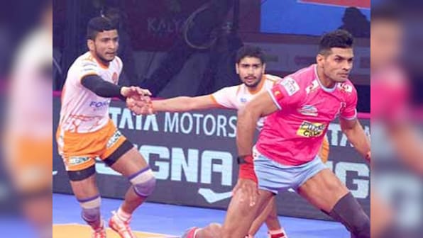 Pro Kabaddi 2018: Jaipur Pink Panthers begin home leg on winning note by beating Puneri Paltan