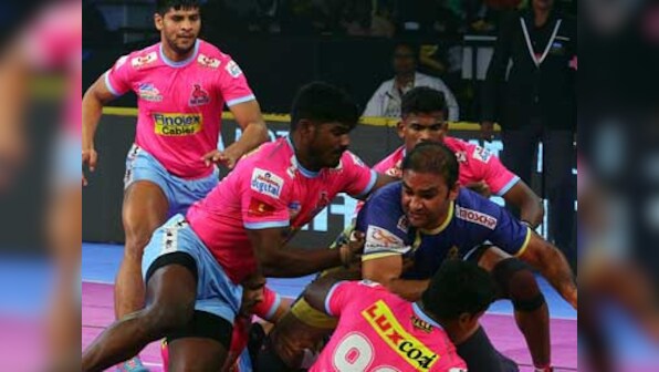 Pro Kabaddi 2018: Jaipur Pink Panthers beat Tamil Thalaivas to keep playoff-spot hopes alive