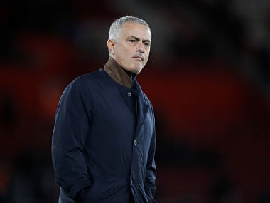 Soccer Football - Premier League - Southampton v Manchester United - St Mary's Stadium, Southampton, Britain - December 1, 2018 Manchester United manager Jose Mourinho during the warm up before the match Action Images via Reuters/Matthew Childs EDITORIAL USE ONLY. No use with unauthorized audio, video, data, fixture lists, club/league logos or "live" services. Online in-match use limited to 75 images, no video emulation. No use in betting, games or single club/league/player publications. Please contact your account representative for further details. - RC1F4B554B20