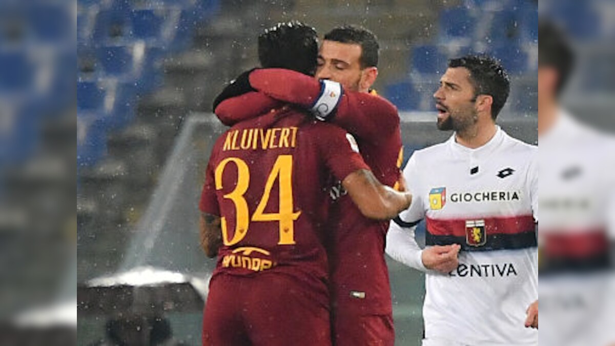 Serie A: Roma egde past Genoa to end five-match winless streak; Arkadiusz Milik's 91st-minute free-kick helps Napoli win