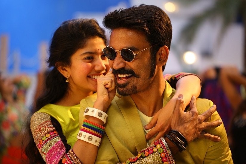 Sai Pallavi and Dhanush in Maari 2. Image via Twitter