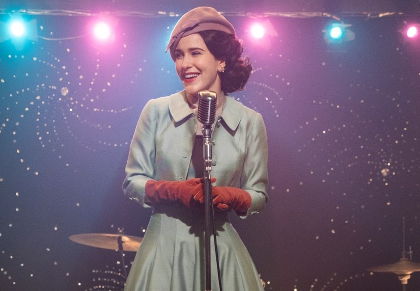 Mrs. Maisel is more self-assured in her stand-up sets in Season 2. Amazon Prime Video