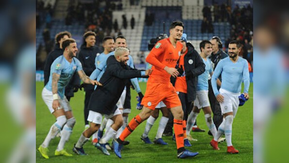 League Cup: Arijanit Muric stars in Manchester City's penalty shoot-out win over Leicester; Burton stun Middlesbrough