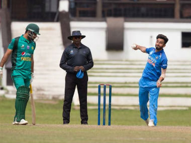 Mayank Markande, Nitish Rana, Himmat Singh help India overpower Pakistan to enter Emerging Teams Asia Cup final Mayank Markande, Nitish Rana, Himmat Singh help India overpower Pakistan to enter Emerging Teams Asia Cup final