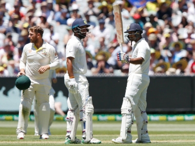 India vs Australia: Mayank Agarwal, Cheteshwar Pujara's solid fifties hold visitors in good stead on Boxing Day India vs Australia: Mayank Agarwal, Cheteshwar Pujara's solid fifties hold visitors in good stead on Boxing Day