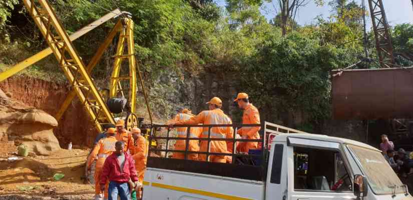 Police on Wednesday evening said that another person from Assam was trapped in the Ksan coal mine. The miner has been identified as Asish Bahadur Limbu from Assam. Image/101Reporters