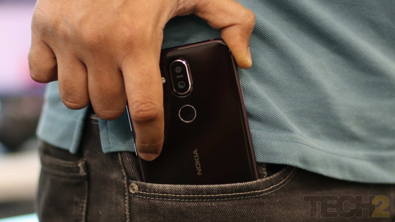 The Nokia 8.1. Image: tech2/Omkar Patne