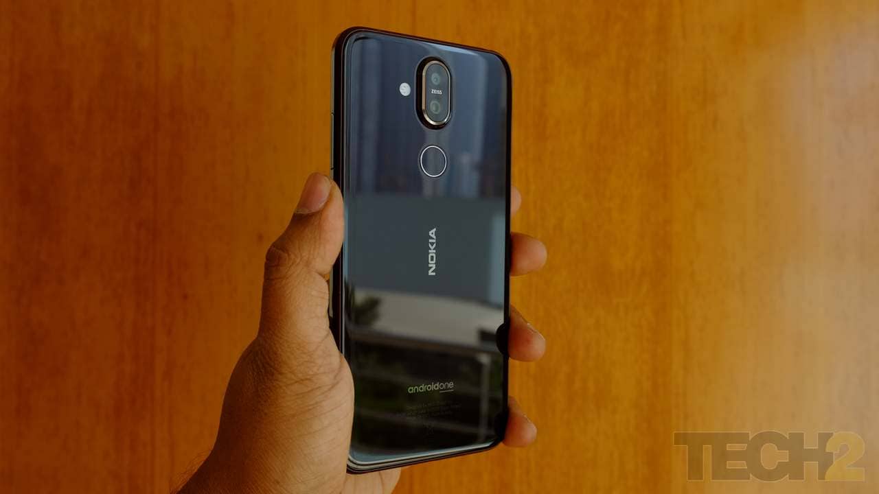 The Nokia 8.1. Image: tech2/Sheldon Pinto