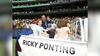Ricky Ponting inducted into ICC Cricket Hall of Fame, receives commemorative cap from former teammate Glenn McGrath