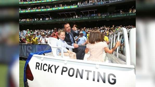Ricky Ponting inducted into ICC Cricket Hall of Fame, receives commemorative cap from former teammate Glenn McGrath