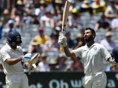 Cheteshwar Pujara scored his 17th Test ton on Thursday. AFP