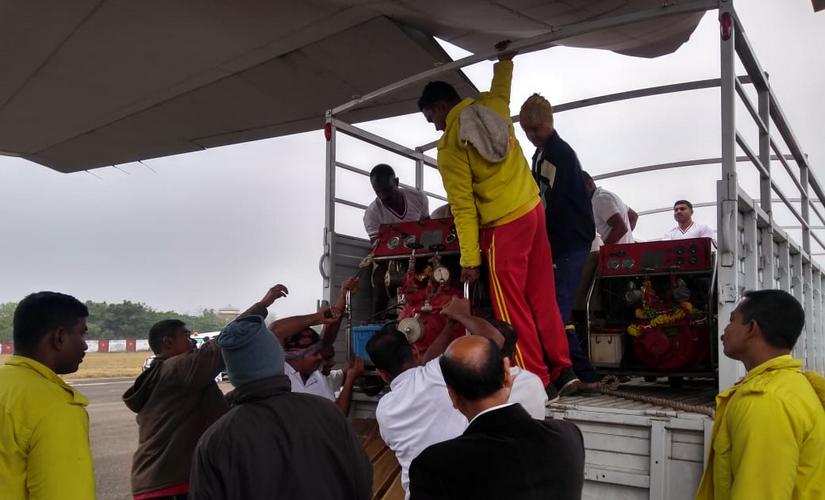 A 21-member additional team of the National Disaster Response Force (NDRF) along with equipment including high-pressure pumps is on its way to the spot.