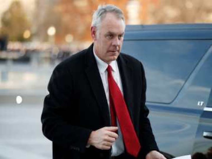 US interior secretary Ryan Zinke to leave Trump administration, replacement to be announced next week