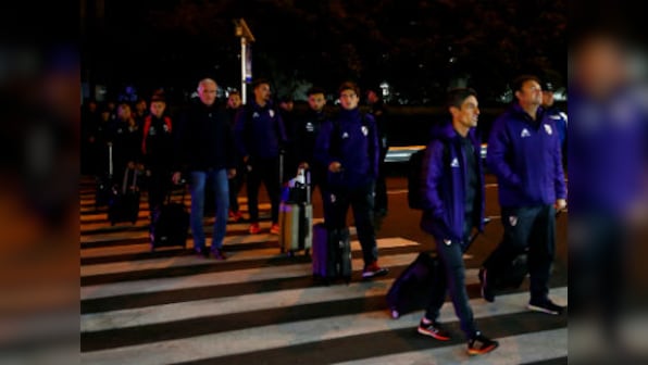 Copa Libertadores final: River Plate arrive in Madrid ahead of eagerly anticipated showdown with rivals Boca Juniors