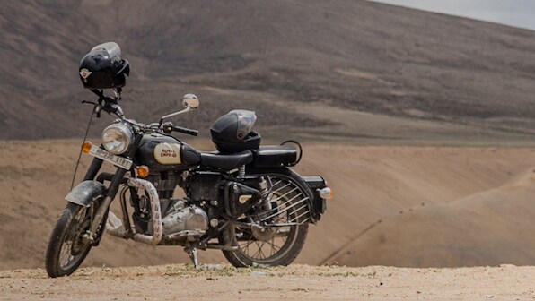 Images of Royal Enfield Trials 350 and Trials 500 scrambler have leaked out
