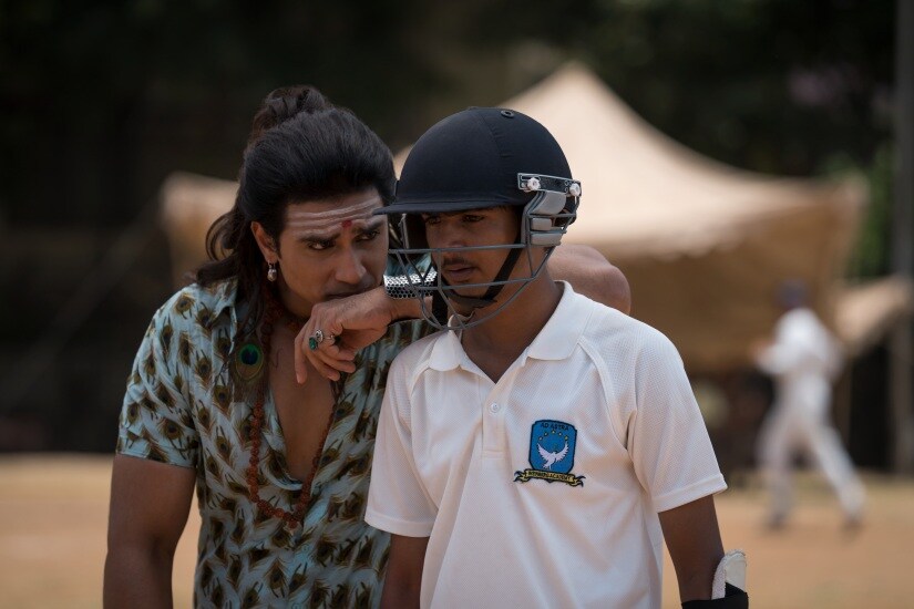 Shiv Pandit and Mohammad Samad in Selection Day. Netflix