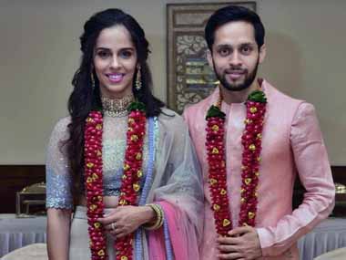Indian badminton stars Saina Nehwal, Parupalli Kashyap tie the knot in discreet ceremony in Hyderabad Indian badminton stars Saina Nehwal, Parupalli Kashyap tie the knot in discreet ceremony in Hyderabad