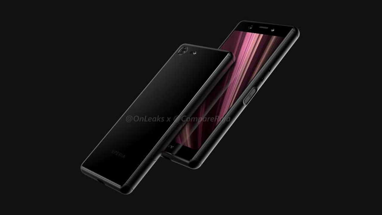 Leaked render of the Sony Xperia XZ4 Compact. Image: @onleaks/@compareraja