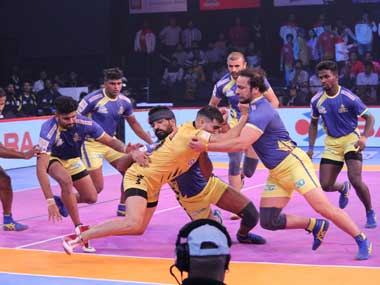 Pro Kabaddi 2018, Match Highlights, Telugu Titans vs UP Yoddha: Prashanth Kumar Rai powers Yoddhas to victory over Titans Pro Kabaddi 2018, Match Highlights, Telugu Titans vs UP Yoddha: Prashanth Kumar Rai powers Yoddhas to victory over Titans
