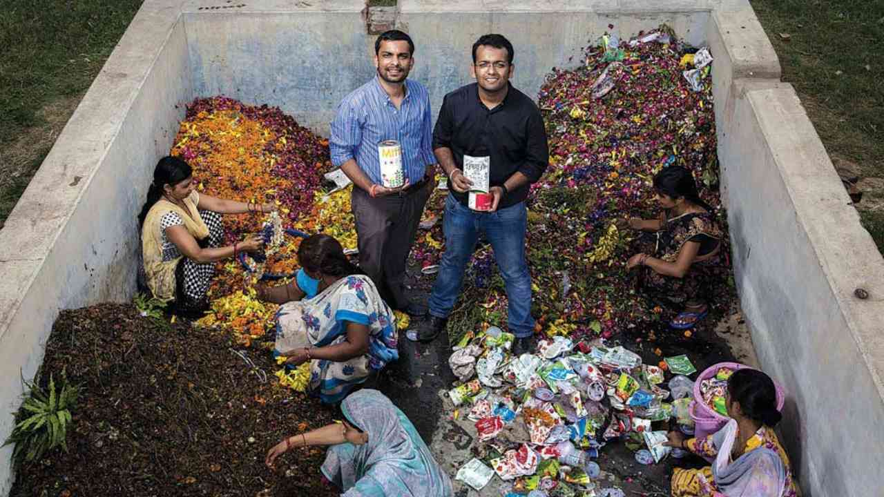 Founders Ankit Agarwal and Karan Rastogi successfully trademarked the term ‘flowercycle’. Image courtesy: Open