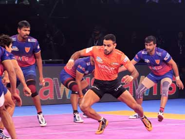 Pro Kabaddi 2018: Siddharth Desai shines as U Mumba overturn deficit to win against hosts Dabang Delhi Pro Kabaddi 2018: Siddharth Desai shines as U Mumba overturn deficit to win against hosts Dabang Delhi