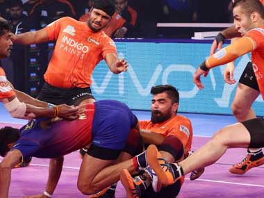Pro Kabaddi 2018, Highlights, U Mumba vs Gujarat Fortunegiants: Mumbai extend lead with comfortable victory Pro Kabaddi 2018, Highlights, U Mumba vs Gujarat Fortunegiants: Mumbai extend lead with comfortable victory