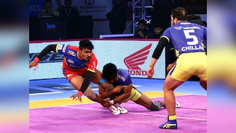 Pro Kabaddi 2018: UP Yoddha, Tamil Thalaivas play out thrilling 25-25 draw in tense encounter