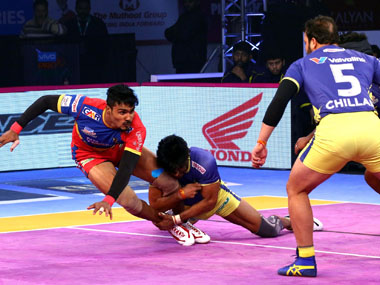 Pro Kabaddi 2018: UP Yoddha, Tamil Thalaivas play out thrilling 25-25 draw in tense encounter Pro Kabaddi 2018: UP Yoddha, Tamil Thalaivas play out thrilling 25-25 draw in tense encounter