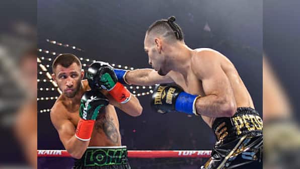 Ukrainian boxer Vasiliy Lomachenko seals victory over Jose Pedraza to unify WBO and WBA lightweight belts