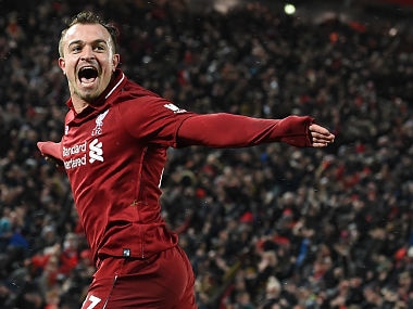 Premier League: Liverpool substitute Xherdan Shaqiri snatches victory from Manchester United; Arsenal slump to defeat