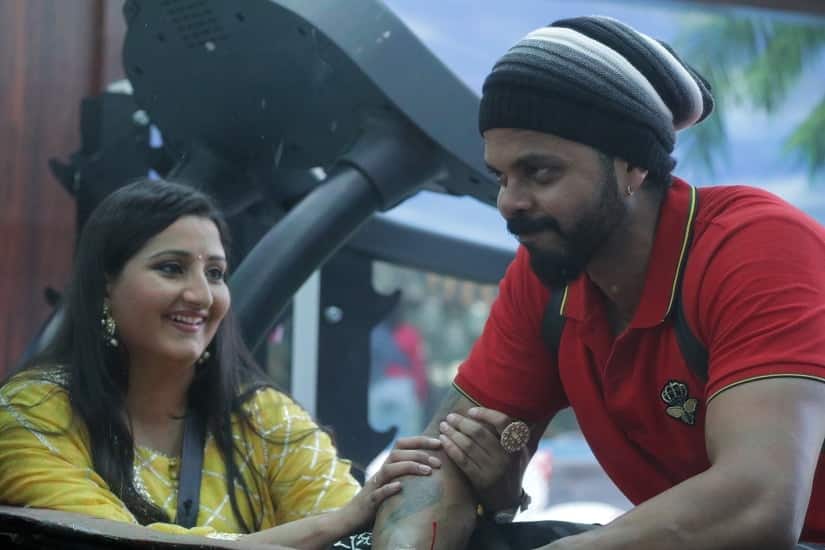Bhuvaneshwari and Sreesanth on Bigg Boss 12